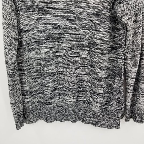 Loft Ann Taylor Heather Grey Long Sleeved Pullover Sweater Size XL - Picture 9 of 11